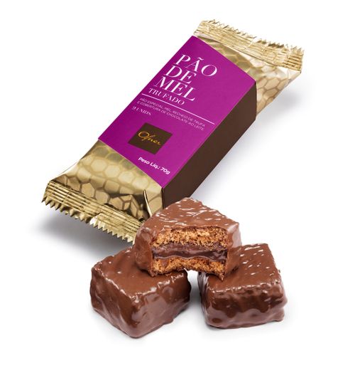 PAO DE MEL TRUFADO C/ 2UN 70 G