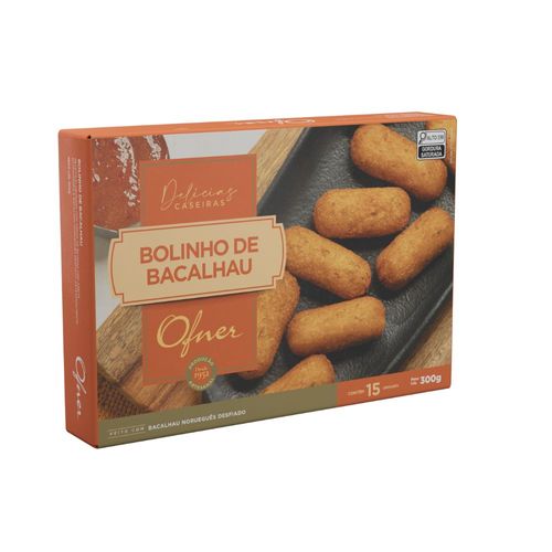 BOLINHO DE BACALHAU 300G - 15 (UN)