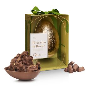 OVO DE CHOCOLATE CROCANTE PISTACCHIO DI BRONTE 300G