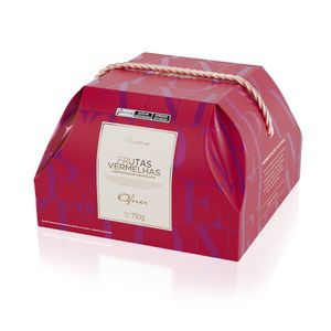 PANETTONE GENOVÊS FRUTAS VERMELHAS 750G