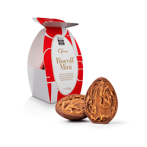 MINI OVO RECHEADO BISCOFNER - 50g