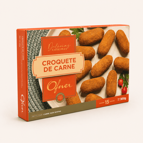 CROQUETE DE CARNE 300G - 15 (UN)