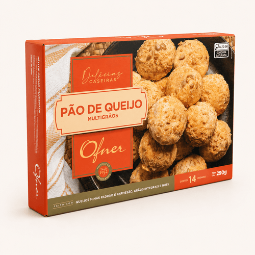 PÃO DE QUEIJO MULTIGRÃOS 290G - 14 (UN)