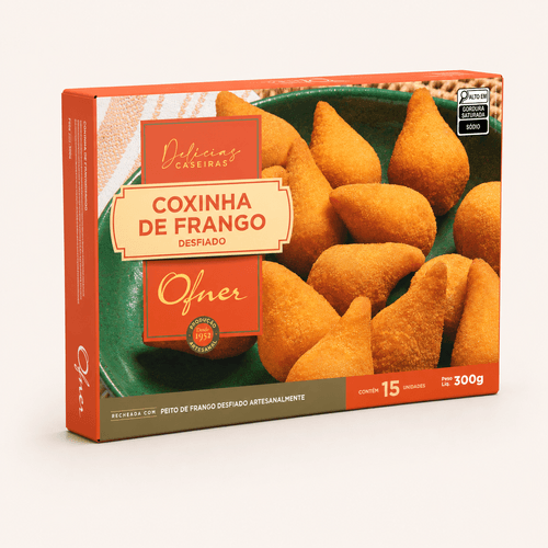 COXINHA DE FRANGO  300G - 15 (UN)