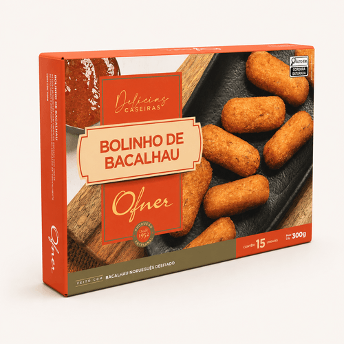 BOLINHO DE BACALHAU 300G - 15 (UN)